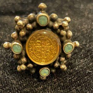 VSA Designs San Benito ring Swarovski crystals